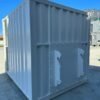 White Modified 10ft Shipping Container with AC - New